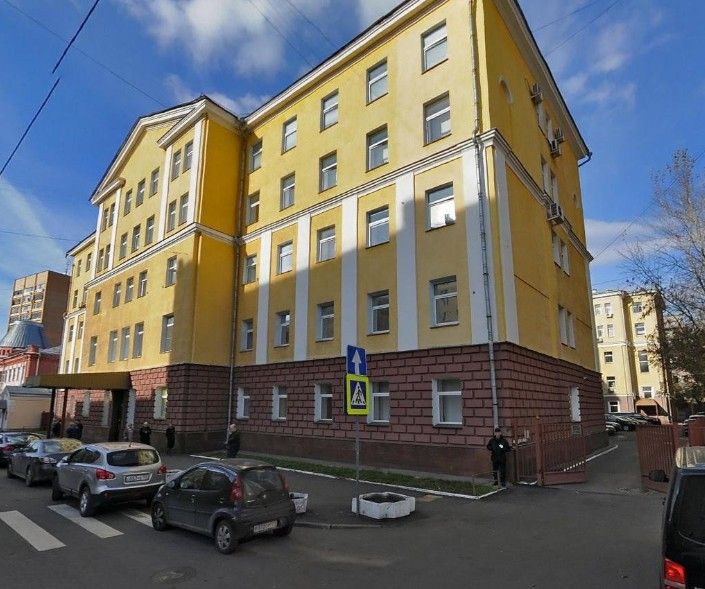 фасад дома, здание по адресу г Москва, ул Малая Пироговская, д 18 стр 1 